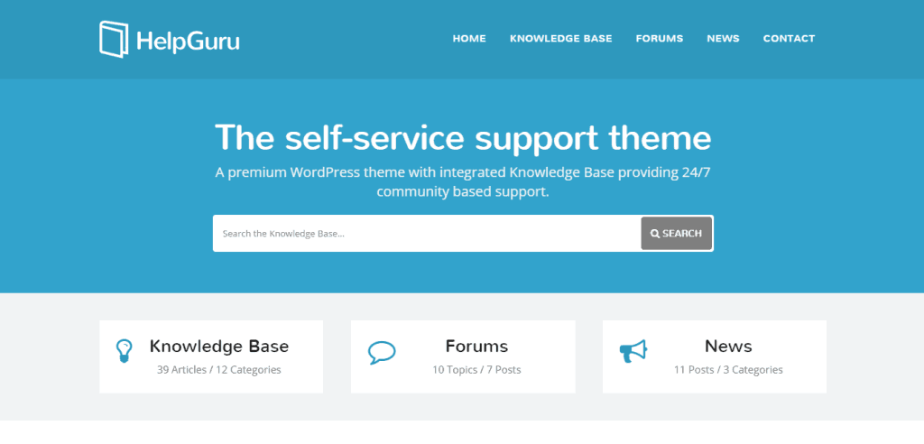 HelpGuru theme
