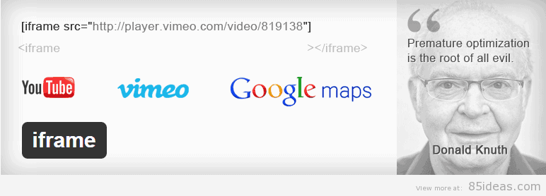 iframe WordPress Plugin