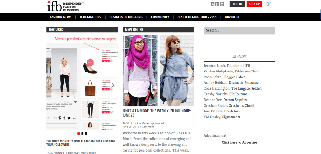Independent Fashion Bloggers BuddyPress