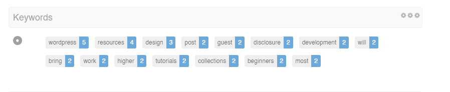Keywords