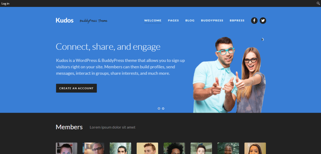 Kudos WordPress Theme
