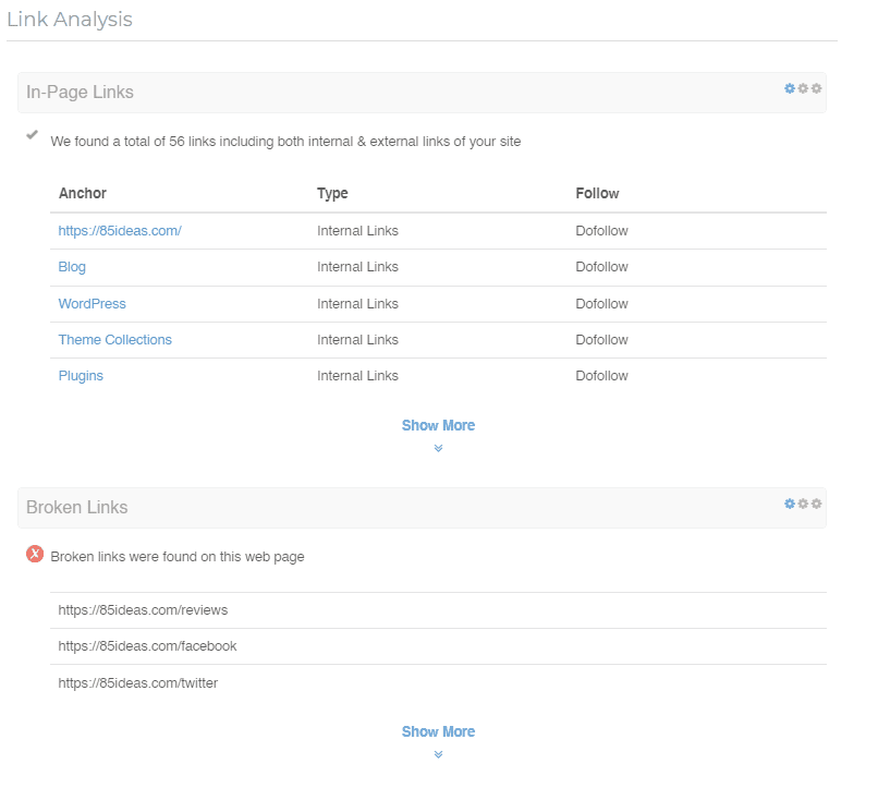 Link analysis