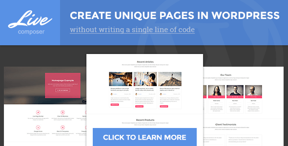 Live Composer Front-End WordPress Page Builder