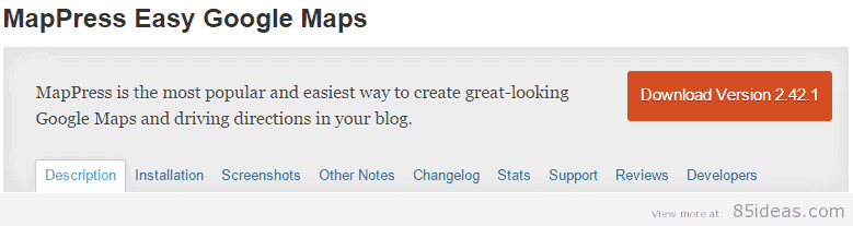 MapPress Easy Google Maps