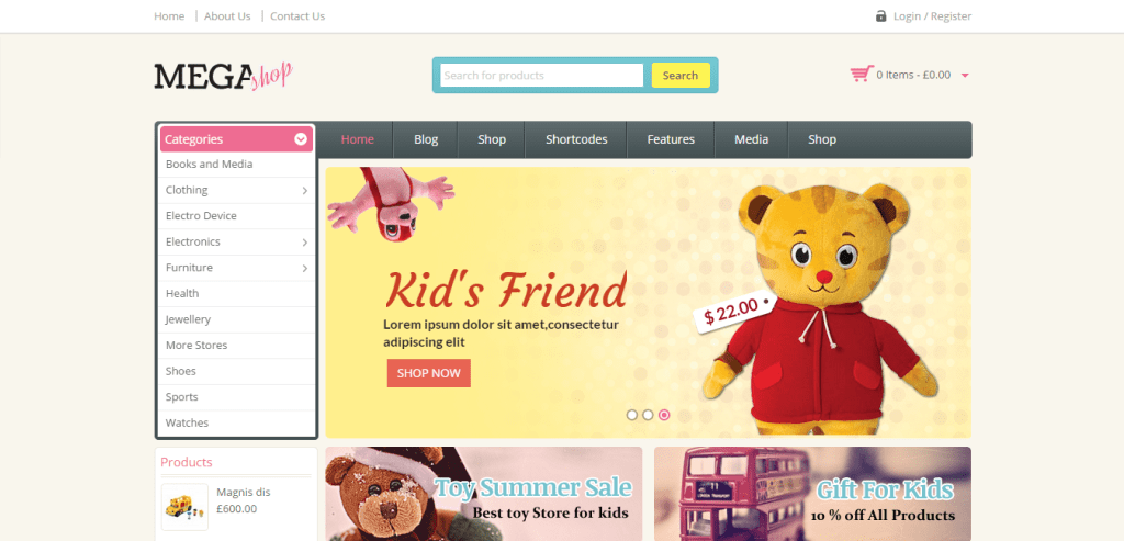 Megashop Theme