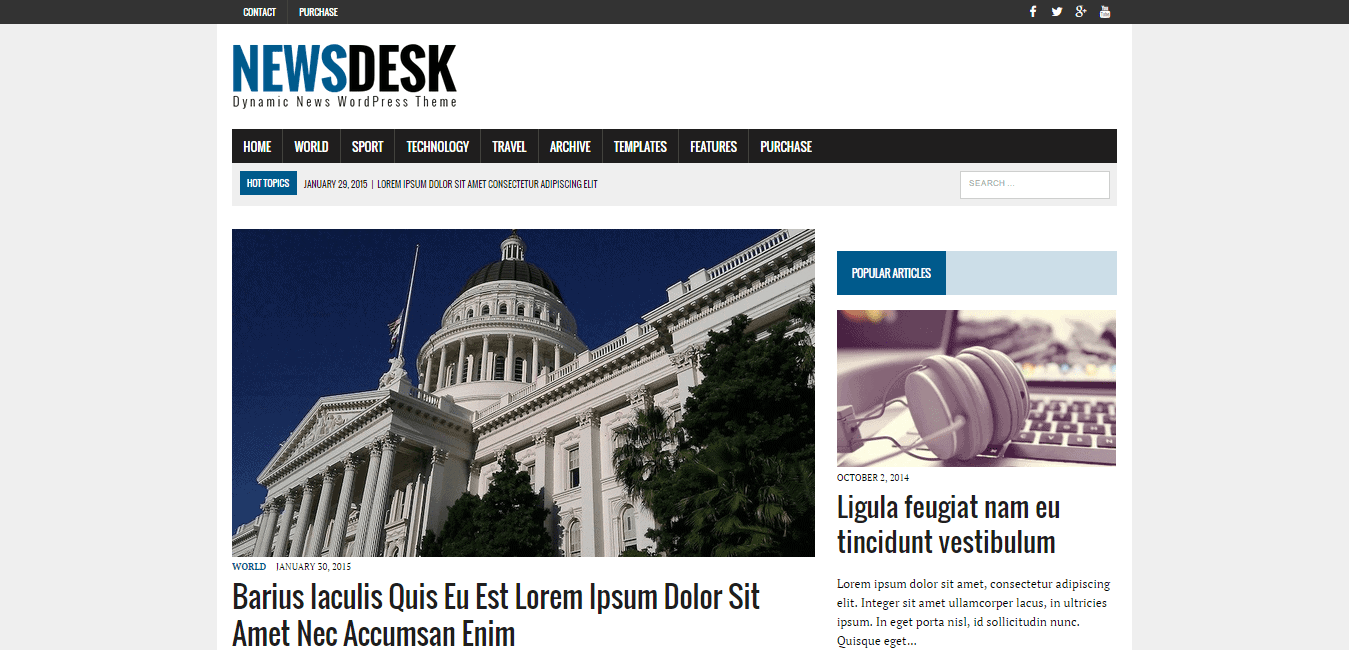 MH Newsdesk Theme