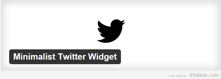 Minimalist Twitter Widget