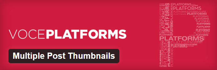 Multiple Post Thumbnails WordPress Plugin