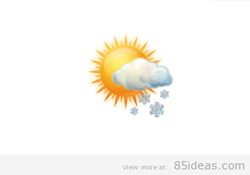 Occasional snow icon