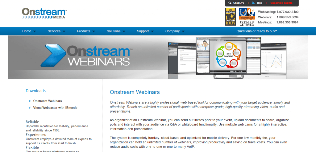 Onstream Webinars