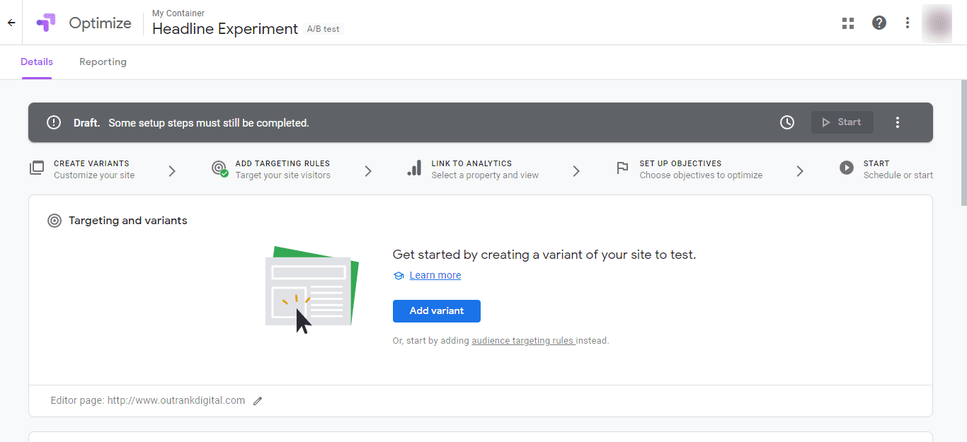 Optimize Google