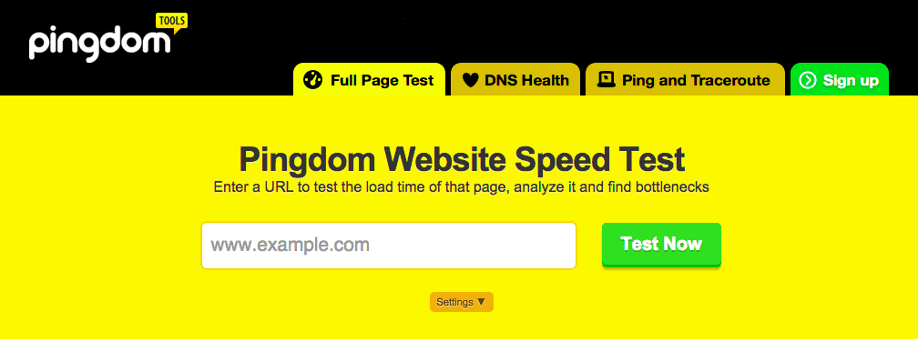Pingdom Tools