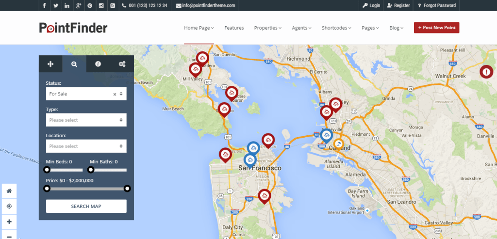 Point Finder Real Estate Theme