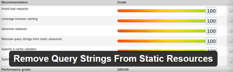 Remove Query Strings From Static Resources