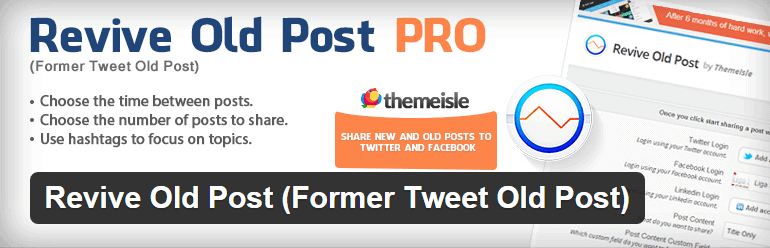 Revive Old Post Former Tweet Old Post Plugin