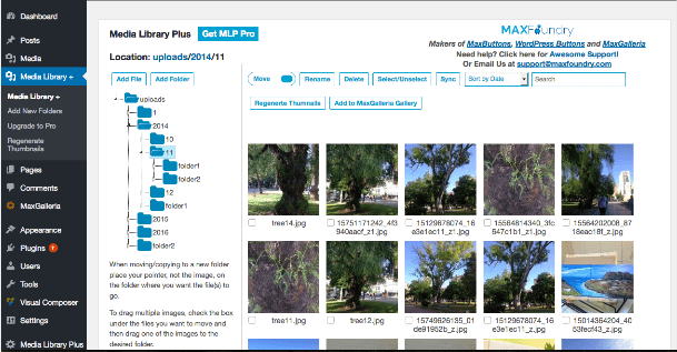 WordPress-Media-Library-Folders