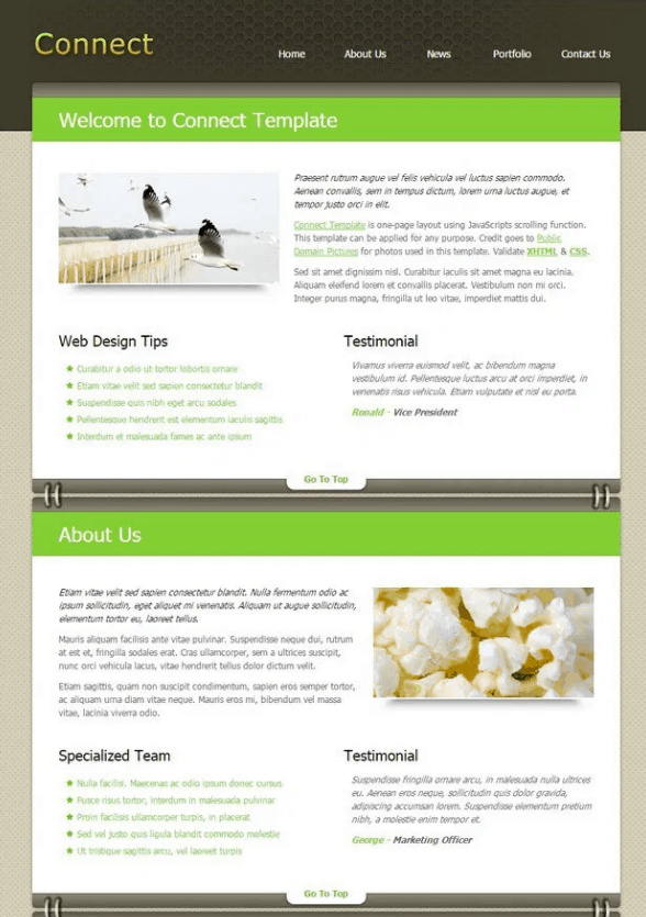 Best-Free-Dreamweaver-Templates