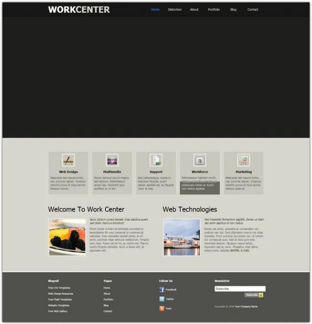 Best-Free-Dreamweaver-Templates-Designs