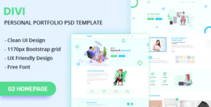 DIVI-Personal-Portfolio-PSD-Template