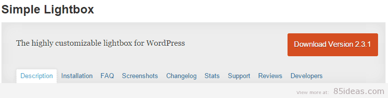 Simple Lightbox Plugin