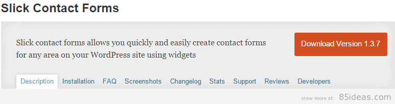Slick Contact Forms