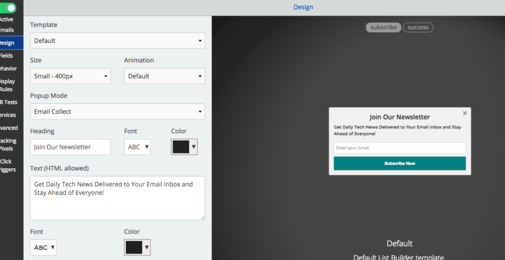 SumoMe List Builder 2