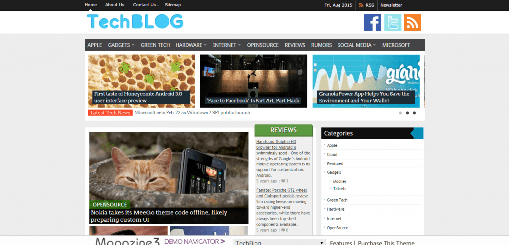 TechBlog WordPress Theme