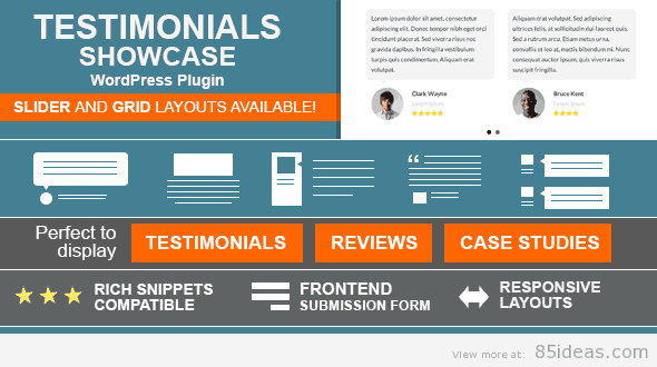 Testimonials Showcase Plugin