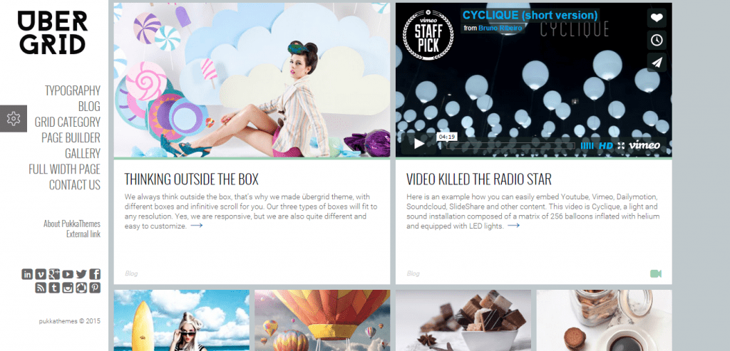UberGrid WordPress Theme