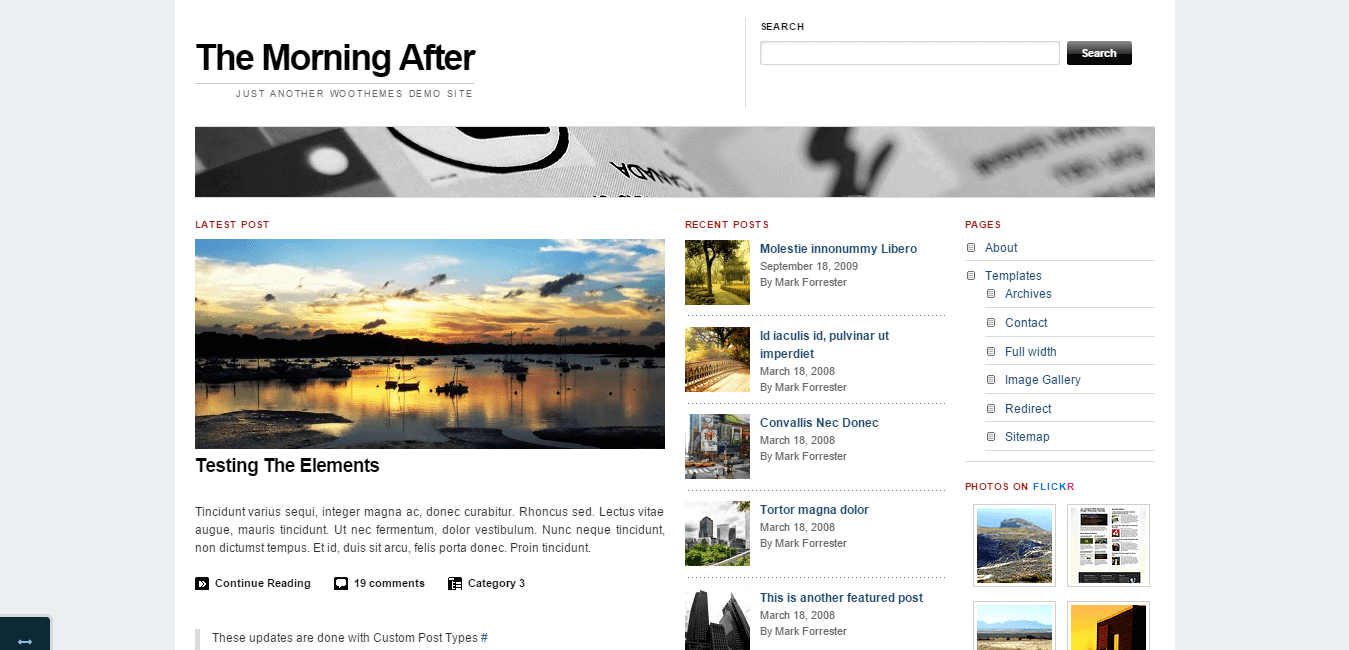 WooThemes The Morning After