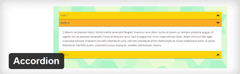 WordPress Accordion Plugin