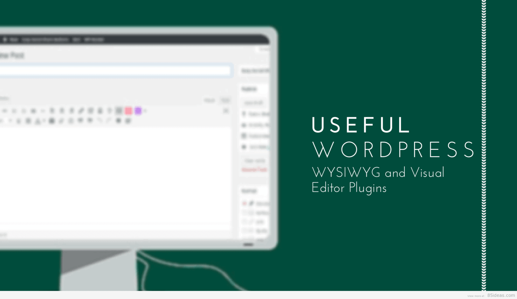 WordPress WYSIWYG editor