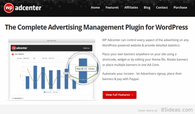 wp ad center plugin