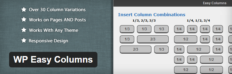 WP Easy Columns Plugin