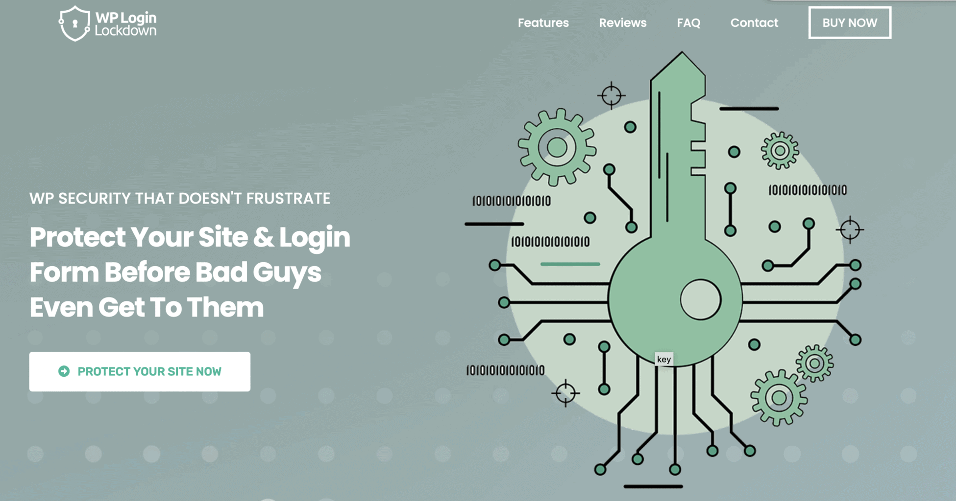 WP Login LockDown Landing Page