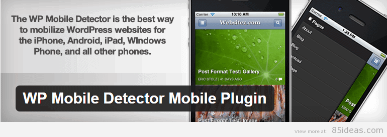 WP Mobile Detector Mobile Plugin