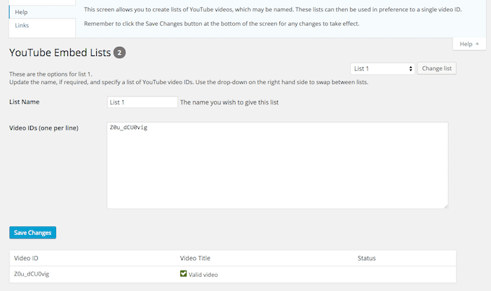 YouTube Embed