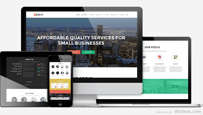 Zerif Pro Business WordPress Theme